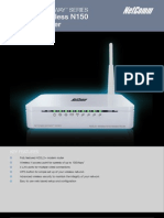 ADSL2+ Wireless N150 Modem Router Guide