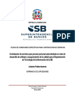 Pliego de Condiciones SUPBANCO-CCC-LPN-2024-0002