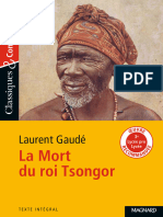 La Mort Du Roi Tsongor: Laurent Gaudé