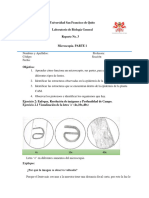 REPORTE #3 Microscopía- PARTE 1