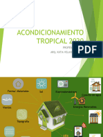 Acondicionamiento Tropical Asoleamiento