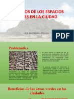 Beneficio de Areas Verdes