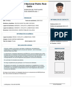 Universidad Nacional Pedro Ruiz Gallo: Datos Personales Información de Contacto