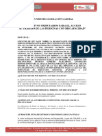 Incentivos Tributarios para El Acceso Al Trabajo A Personas Con Discpacidad Perú