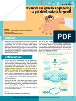 Genetic Engineering For Malaria