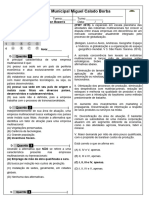 PROVA - 9° Anos- GEOGRAFIA - Prof. WEMERSON - Gabarito