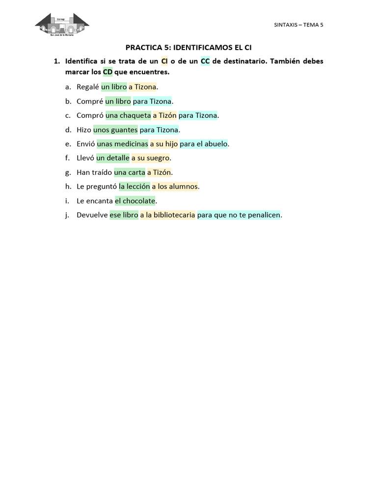 3.1. Practica Ci - Corrección | PDF | Hogar, jardinería y bricolaje