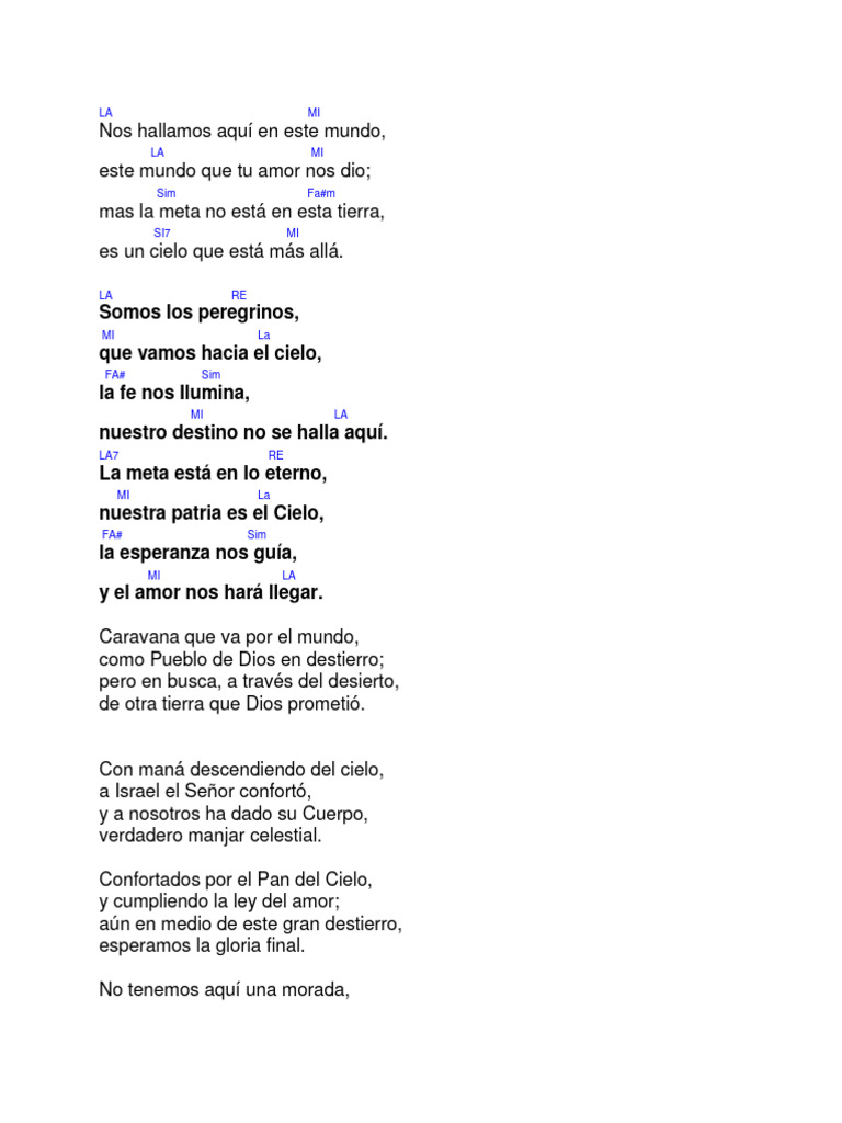 Somos Los Peregrinos PDF