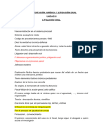 Argumentación Jurídica y Litigación Oral