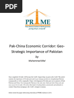 Pak China Economic Corridor CPEC Geo Strategic Importance of Pakistan by Muhammad Bilal