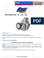Instructions entretien moteur TM KZ 