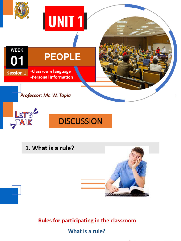 English I - Week 01 - Session 1 | PDF | Linguistics | Human Communication
