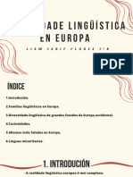 A Realidade Lingüística en Europa