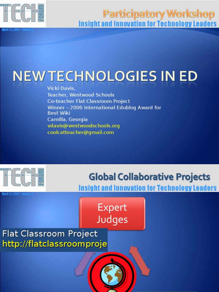 New Technologies in Education | PDF | Communication | World Wide Web