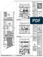 Fachada Principal: Simbologia de Niveles N.P.T