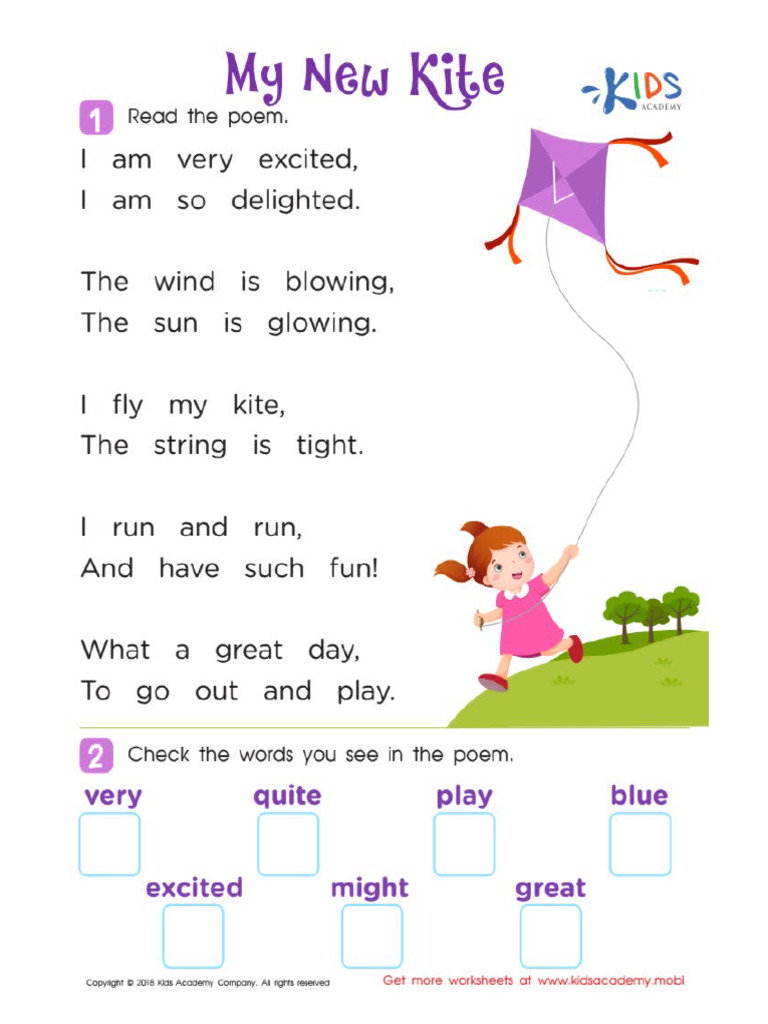 Rhyming Words Poem | PDF