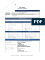 Lista de Utiles 1° Basico Bilingue 2024 American British