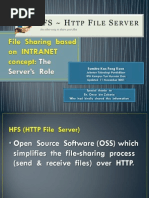 HFS: Server, An Edited Version