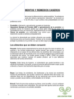 Guia de Alimentos y Remedios Caseros para La Prostata