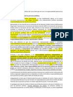 Responsabilidad Penal de Las Personas Jurídicas