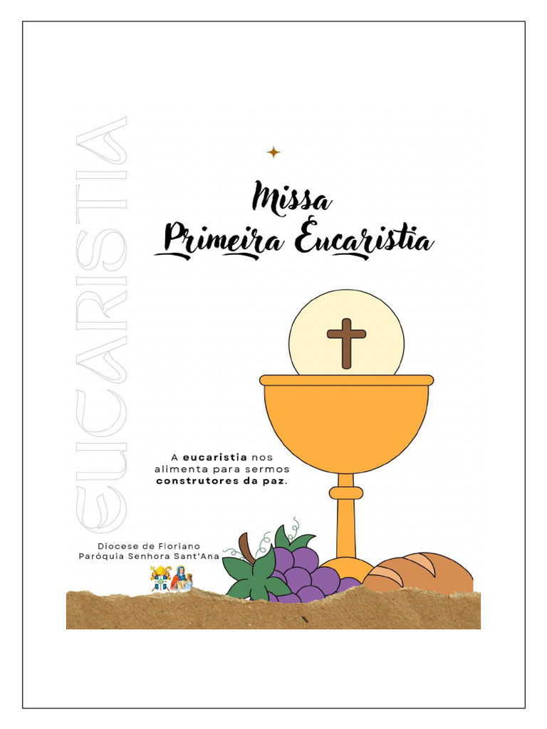 Primeira Eucaristia 2024 Pdf Eucaristia Oração