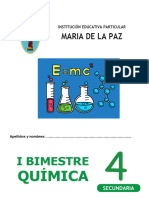 Química 4to Sec I Bimestre