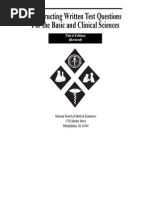 Download NBME Question Writing Guidelines by Arsalan N Tashbee Shabbir SN72336790 doc pdf