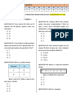 1 Avaliação de Bloco 9º Ano Matemática