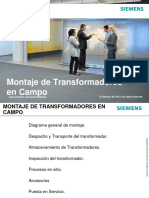 Montaje de Transformadores Siemens