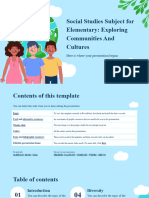 Social Studies Subject for Elementary_ Exploring Communities and Cultures by Slidesgo