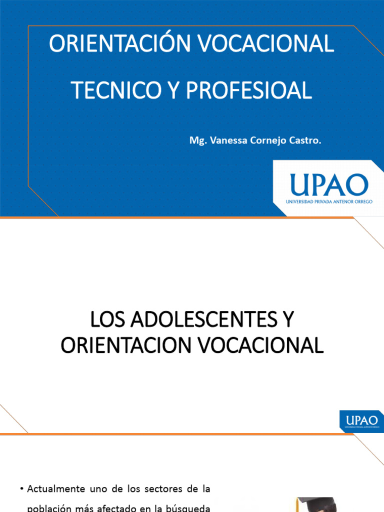 Los Adolescentes y Orientacion Vocacional | PDF | Toma de decisiones ...