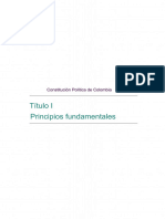 Fundamental Principles - Political Constitution of Colombia (1)