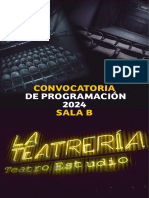 LaTeatreria Convocatoria Programacion2024 SalaB