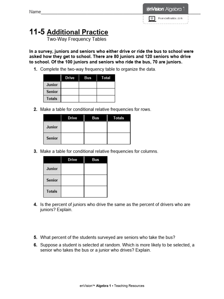 11 5 Extra Practice Ws Pdf