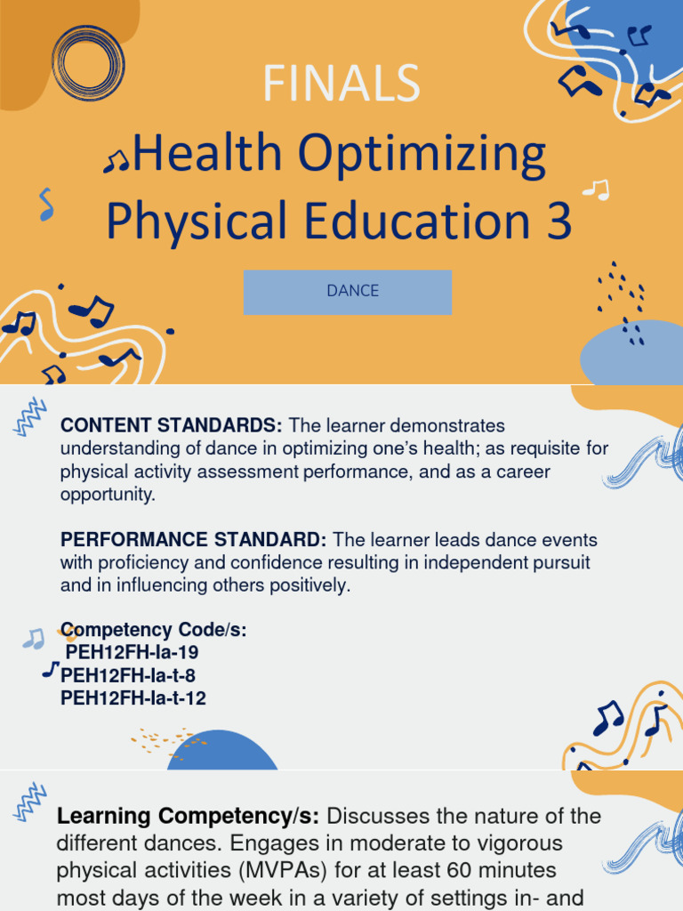 Health Benefits of Dance in PE | PDF | Ballroom Dance | Dances