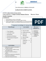 Planificacion CUARTO Bach en Computacion, Primer Bimestre 2024