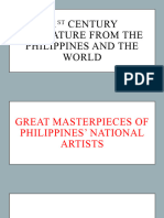 21st CENTURY LITERATURE FROM THE PHILIPPINES AND THE