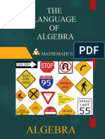 The Language of Algebra