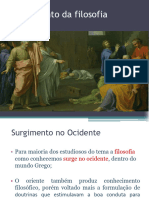 Surgimento Da Filosofia