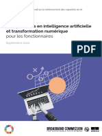 Compétences en Intelligence Artificielle Et Transformation Numérique Pour Les Fonctionnaires