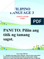 Filipino Language 3