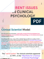 2 - Current Issues in Clinical Psychology