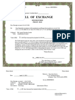 Bill of Exchange Ted Jessup Doc X