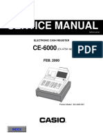 Casio Ce6000 Electronic Cash Register Sm