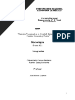 Decisión Vocacional en La Juventud: Balanza Entre Familia, Economía y Pasión