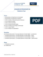Atividades Extensionistas - Modelo de Proposta de Tema e Trabalho Final