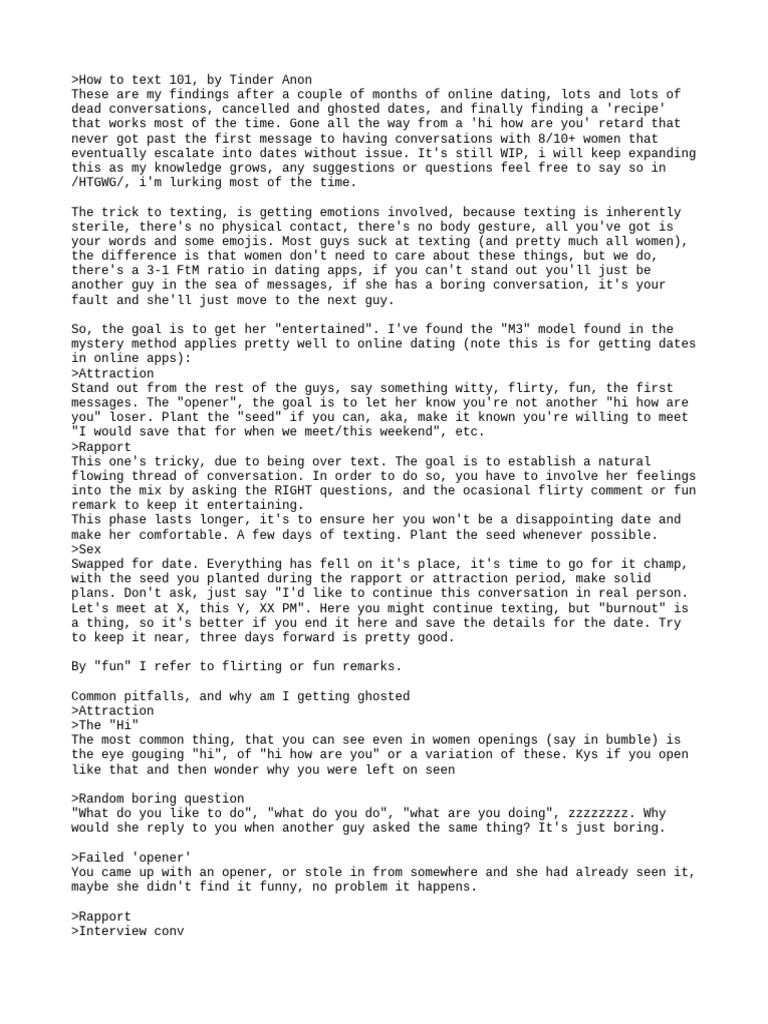 How to online date by tinder anon pdf