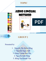 BSKT 2023-Audiolingual Method GROUP 2 Bài T NG H P