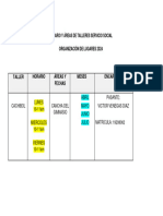 Cachibol Horarios Oficio