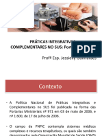 Práticas Integrativas COMPLEMENTARES NO SUS: Portaria de 2006